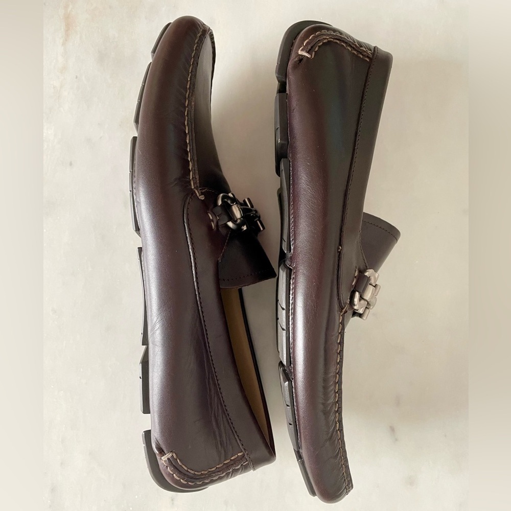 Salvatore Ferragamo Brown Leather Bit Loafers - Picture 8 of 10